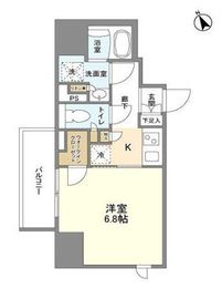 シェフルール新御徒町2 201 間取り図