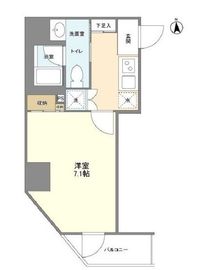 シェフルール新御徒町1 202 間取り図