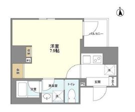 シェフルール新御徒町1 303 間取り図