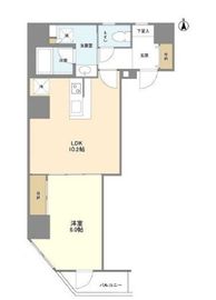 シェフルール新御徒町1 602 間取り図