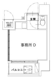 デコズキャッスル赤坂 502 間取り図