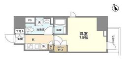 シェフルール新御徒町2 202 間取り図