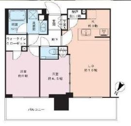 シティタワーズ東京ベイ 20階 間取り図