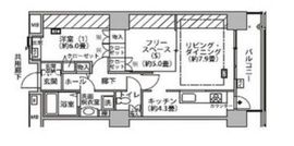 東雲キャナルコートCODAN 18-314 間取り図