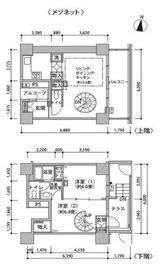 東雲キャナルコートCODAN 19-103 間取り図