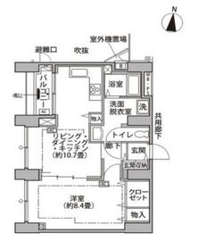 東雲キャナルコートCODAN 14-608 間取り図