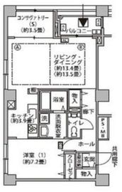 東雲キャナルコートCODAN 15-804 間取り図