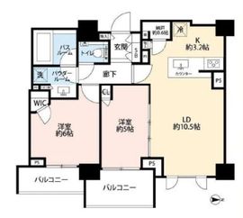 プレミアスイート外苑の杜 3階 間取り図