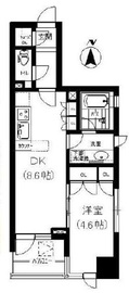 クオリア恵比寿イースト 3階 間取り図