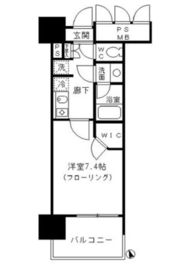 フォンテーヌ芝浦 704 間取り図