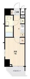 ガーラ・ステーション新宿御苑前 8階 間取り図
