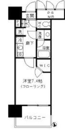フォンテーヌ芝浦 1305 間取り図