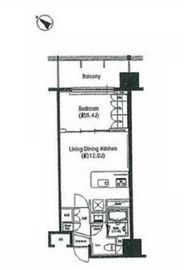 BPRレジデンス三田伊皿子坂 413 間取り図