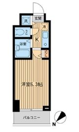 グランプレッソ河田町 502 間取り図