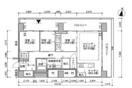 東雲キャナルコートCODAN 17-412 間取り図