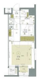 ラ ステュディオ新橋 5階 間取り図