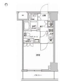 セジョリ墨田両国 5階 間取り図