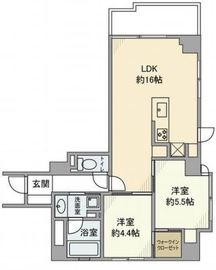 THEパームス渋谷常盤松 3階 間取り図