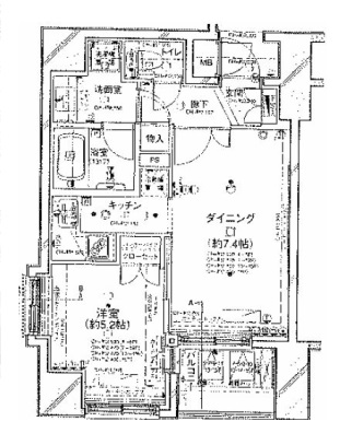 パレステュディオ渋谷ステーションフロント 4階 間取り図