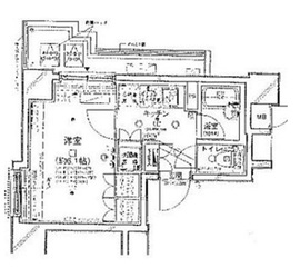 パレステュディオ渋谷ステーションフロント 8階 間取り図