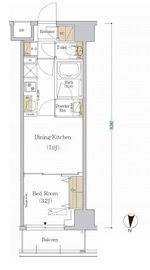 アーバネックス森下4 204 間取り図