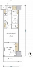 アーバネックス森下4 502 間取り図