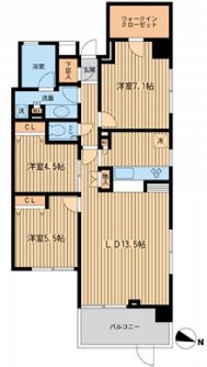HF学芸大学レジデンス2 103 間取り図