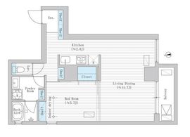 ラレイナ市谷加賀町 303 間取り図