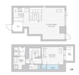 ラレイナ市谷加賀町 105 間取り図