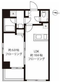 ブルーミング西麻布 701 間取り図