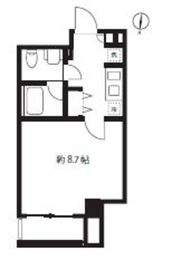 ブルーミング西麻布 205 間取り図