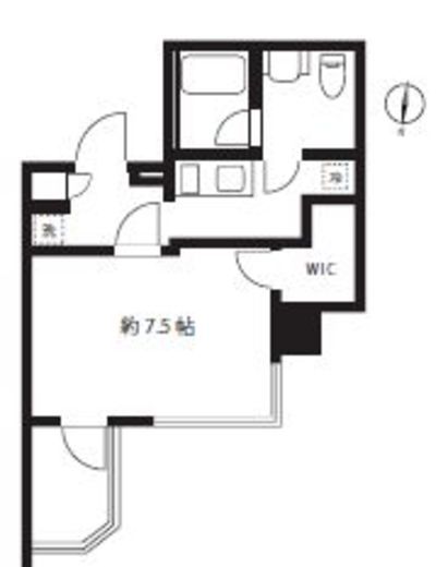 ブルーミング西麻布 703 間取り図