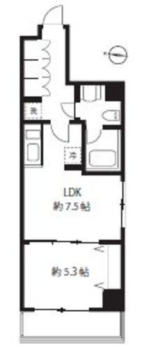 ブルーミング西麻布 304 間取り図