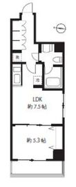 ブルーミング西麻布 304 間取り図