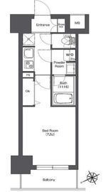 コンフォリア門前仲町ウエスト 703 間取り図