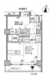 東雲キャナルコートCODAN 18-1120 間取り図