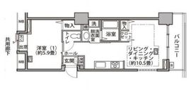 東雲キャナルコートCODAN 18-1202 間取り図