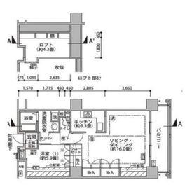 東雲キャナルコートCODAN 18-1410 間取り図
