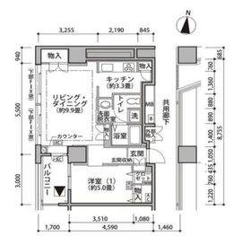 東雲キャナルコートCODAN 19-803 間取り図