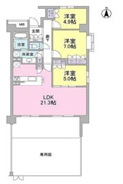 アンビエンテ経堂 101 間取り図