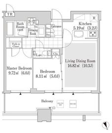 大崎ガーデンレジデンス 1713 間取り図