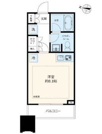 シティタワー大井町 5階 間取り図