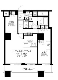 ザ・パークハウス西新宿タワー60 10階 間取り図