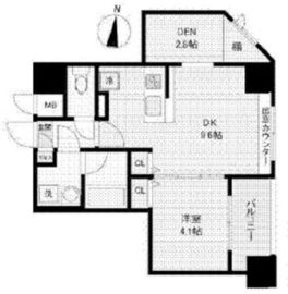 プレサンス本駒込アカデミア 10階 間取り図