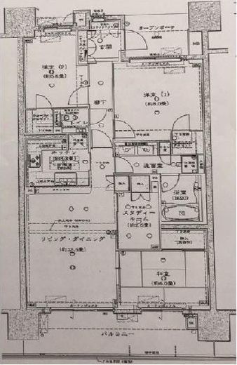 東京フロントコート 4階 間取り図