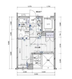 ガイアシティ三番町 6F1 間取り図