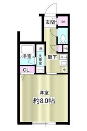 スタンズ神楽坂 202 間取り図