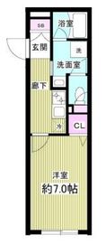 スタンズ神楽坂 203 間取り図