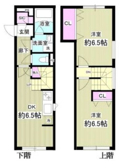 スタンズ神楽坂 503 間取り図