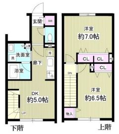 スタンズ神楽坂 502 間取り図